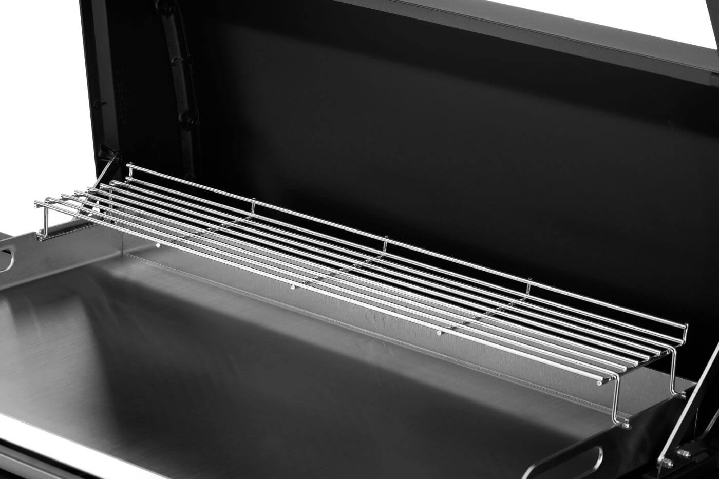 Napoleon Phantom, Rogue® PRO 30 Plancha, SIZZLE ZONE™ Seitenbrenner, mattschwarz, für 1 - 20 Personen, Detailansicht 2