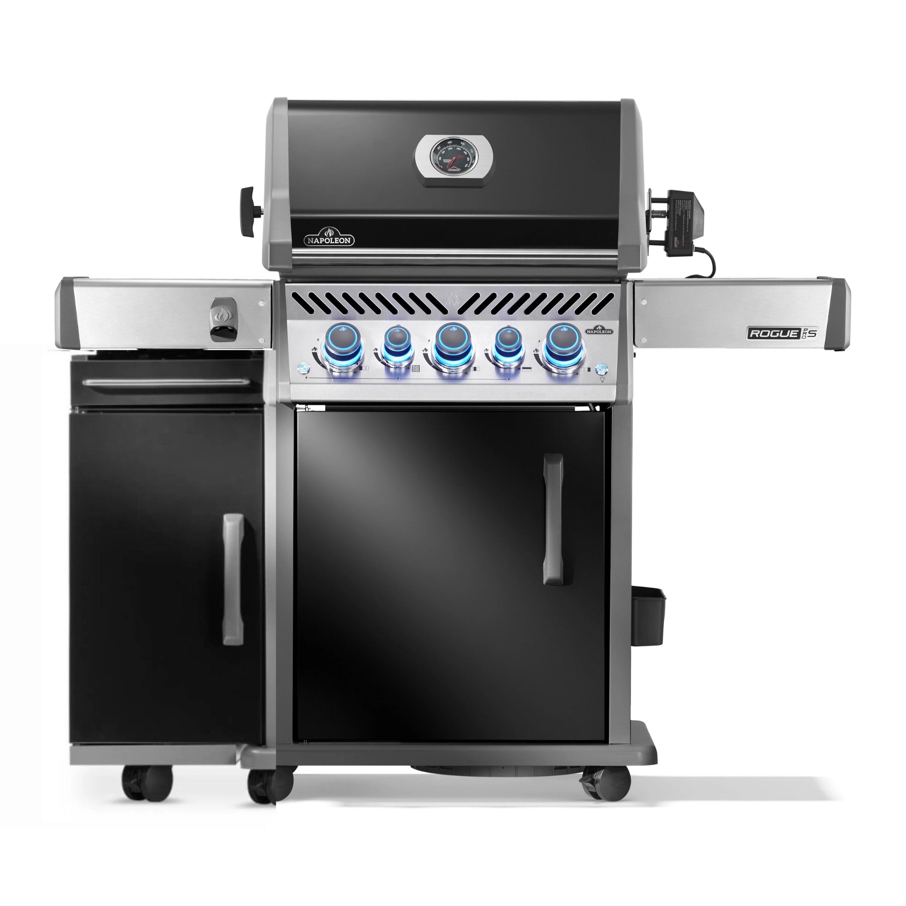 Napoleon Rogue Pro S in schwarz mit Seitenschrank