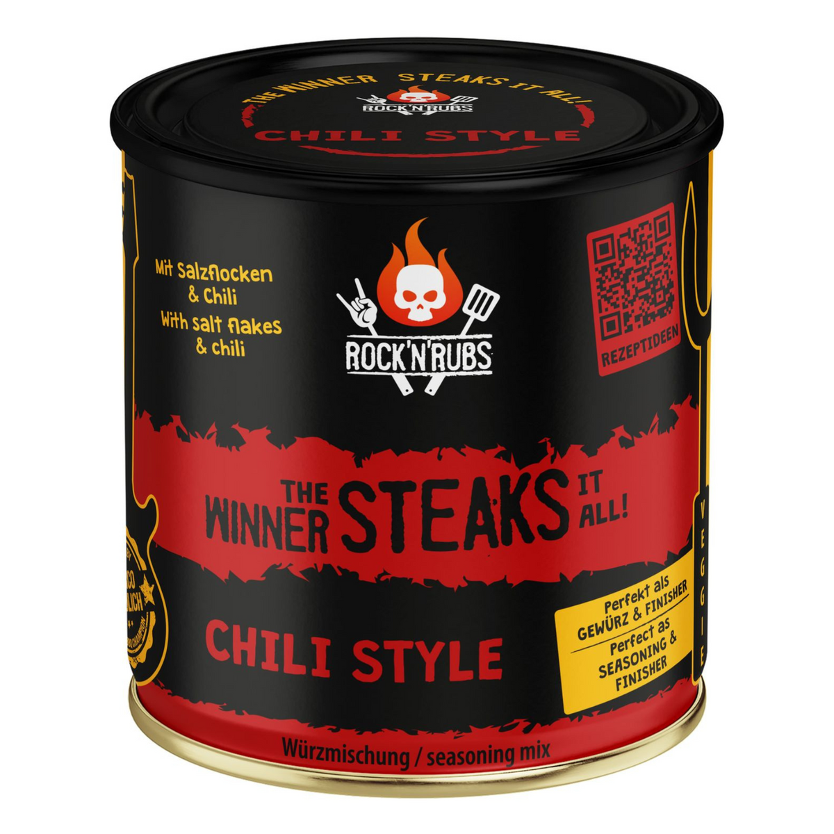 Rock n' Rubs Rock 'n' Rubs The winner steaks it all Chili (140g) Gold Line, Gewürz