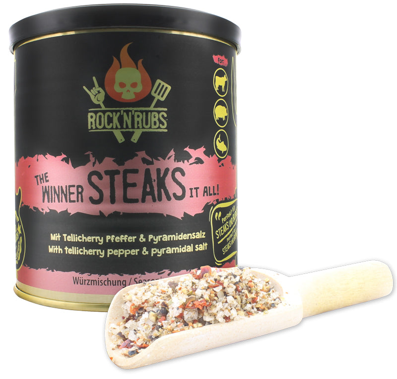 Rock n' Rubs Rock 'n' Rubs The winner steaks it all (140g) Gold Line, Gewürz