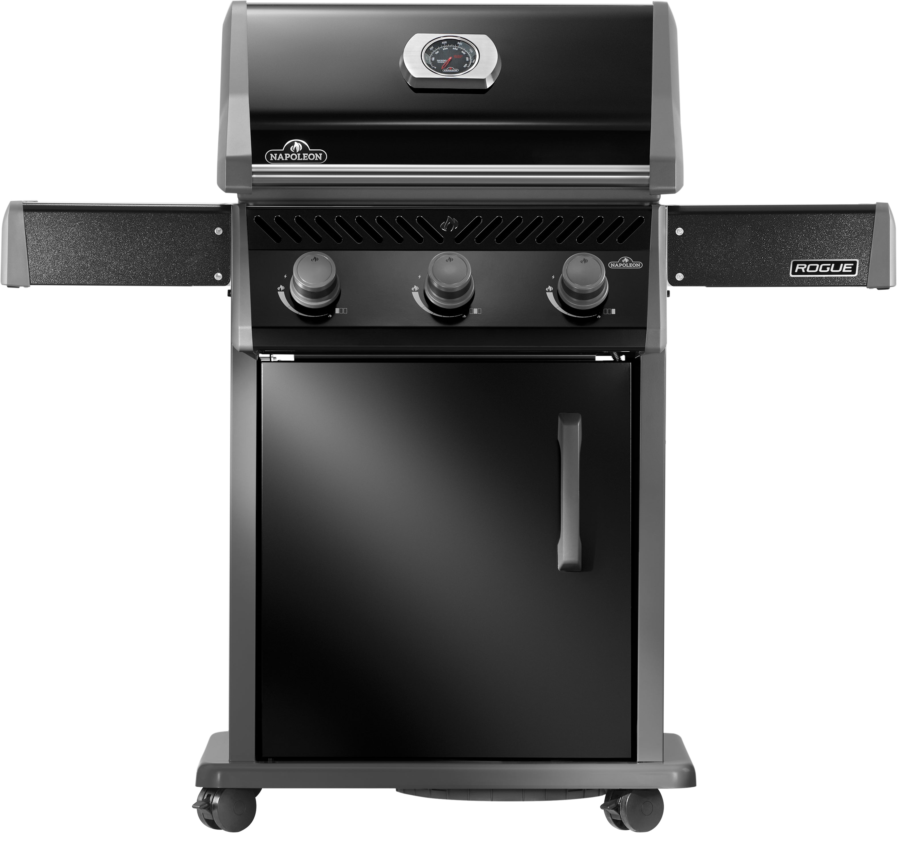 Napoleon Rogue 425, Schwarz (Modell 2026), Grillrost aus Gusseisen, für 1 - 8 Personen