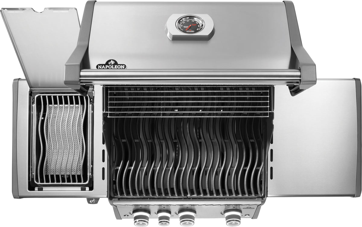 Napoleon Rogue Pro 425, SIZZLE ZONE Seitenbrenner, Edelstahl 2026, Grillrost, für 1 - 10 Personen, Detailansicht 5