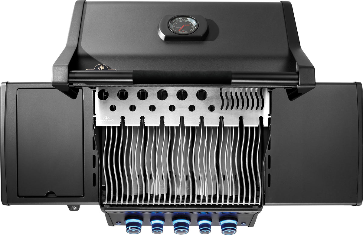 Napoleon Phantom, Rogue PRO-S 425, mit Edelstahl Rosten, Mattschwarz, Grillrost, für 1 - 10 Personen, Detailansicht 5