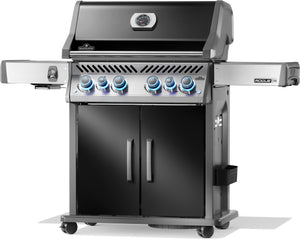Napoleon Rogue PRO-S 525 mit Gußrosten, Schwarz, Grillrost aus Gusseisen, für 1 - 14 Personen, Detailansicht 1