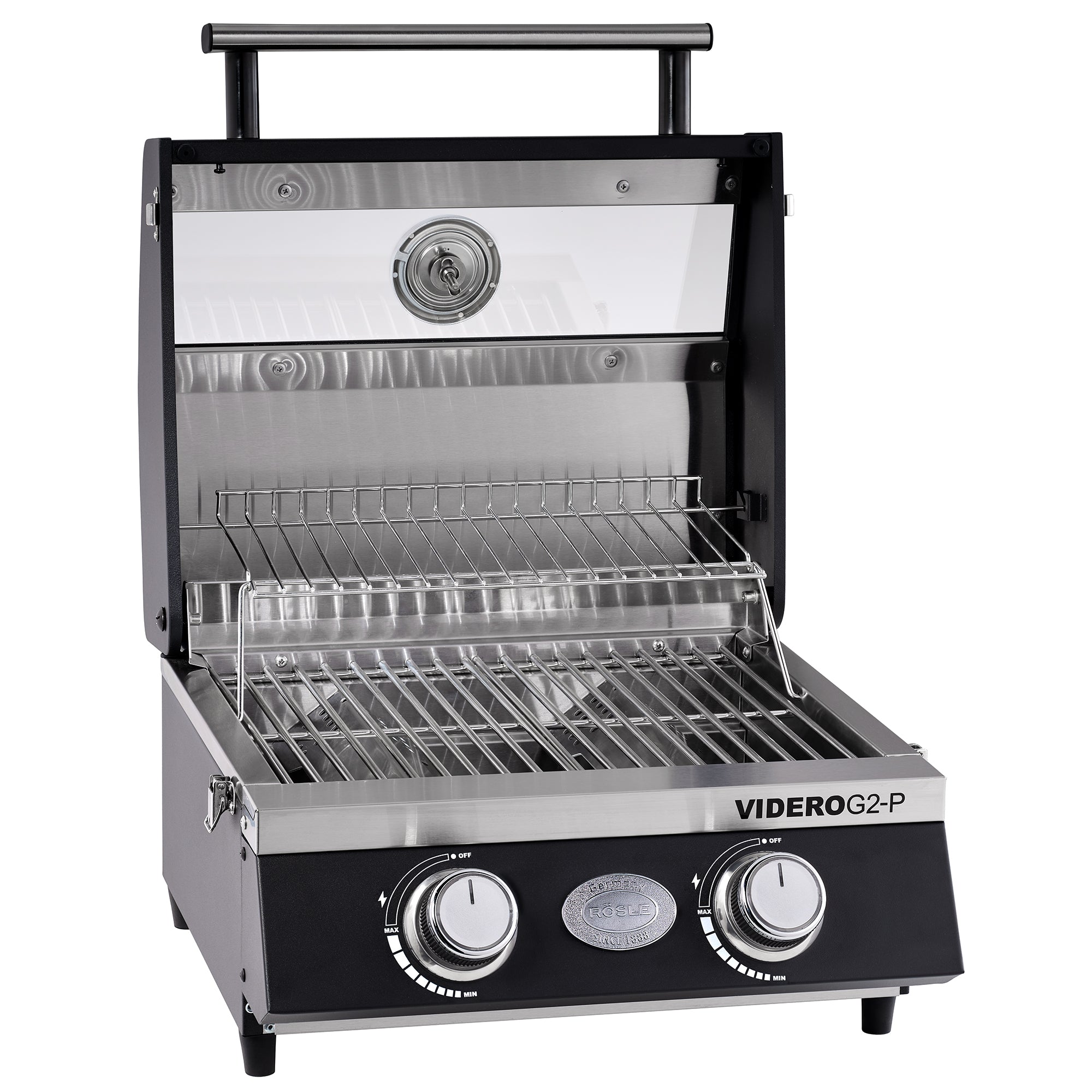 Rösle BBQ-Portable VIDERO G2-P 50 mbar, Grillrost aus Gusseisen, für 1 - 3 Personen, Detailansicht 1