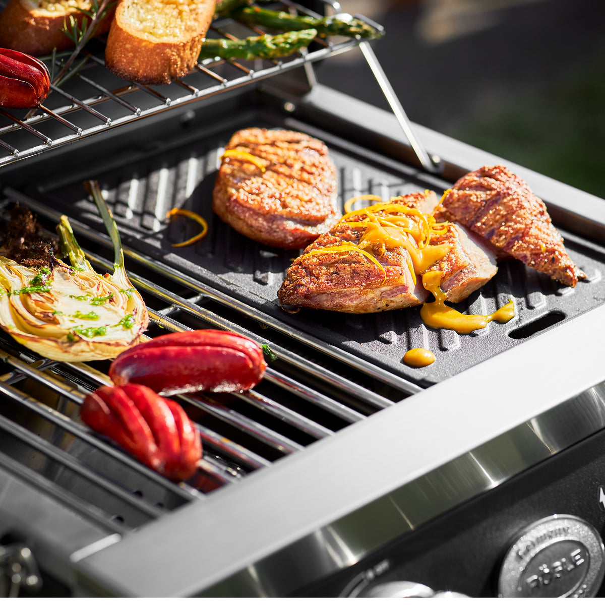 Rösle BBQ-Portable VIDERO G2-P 50 mbar, Grillrost aus Gusseisen, für 1 - 3 Personen, Detailansicht 7
