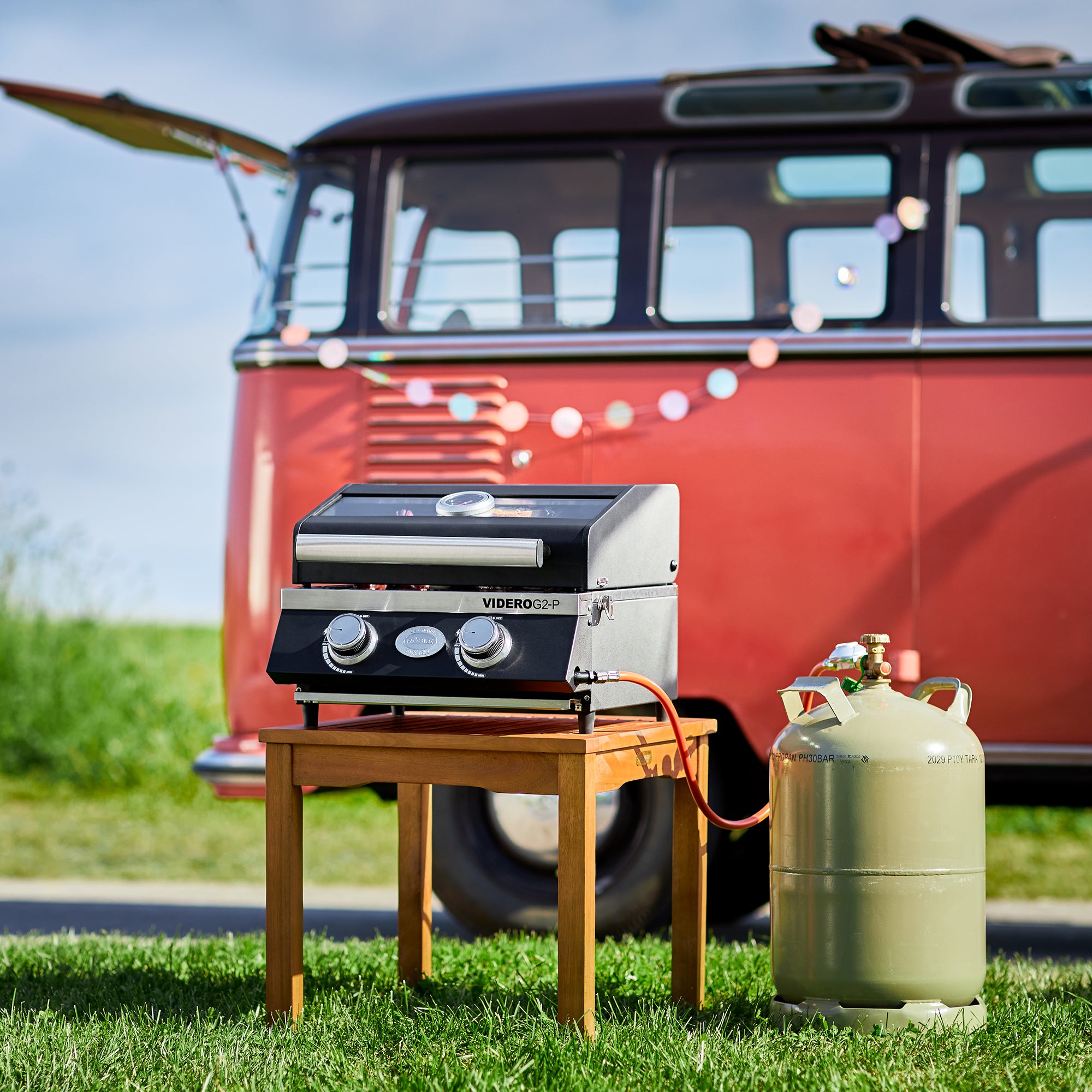Rösle BBQ-Portable VIDERO G2-P 50 mbar, Grillrost aus Gusseisen, für 1 - 3 Personen, Detailansicht 6