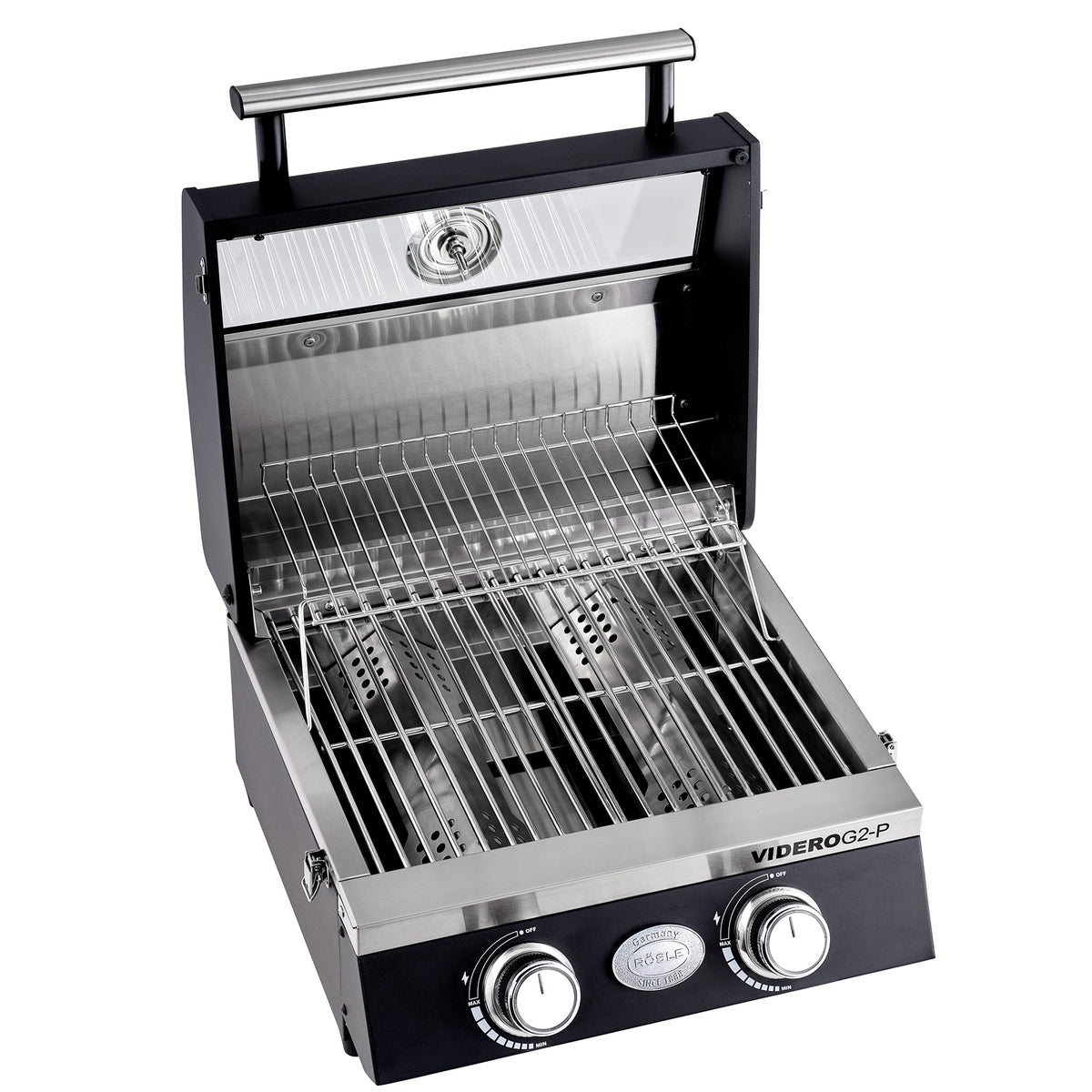 Rösle BBQ-Portable VIDERO G2-P 50 mbar, Grillrost aus Gusseisen, für 1 - 3 Personen, Detailansicht 4