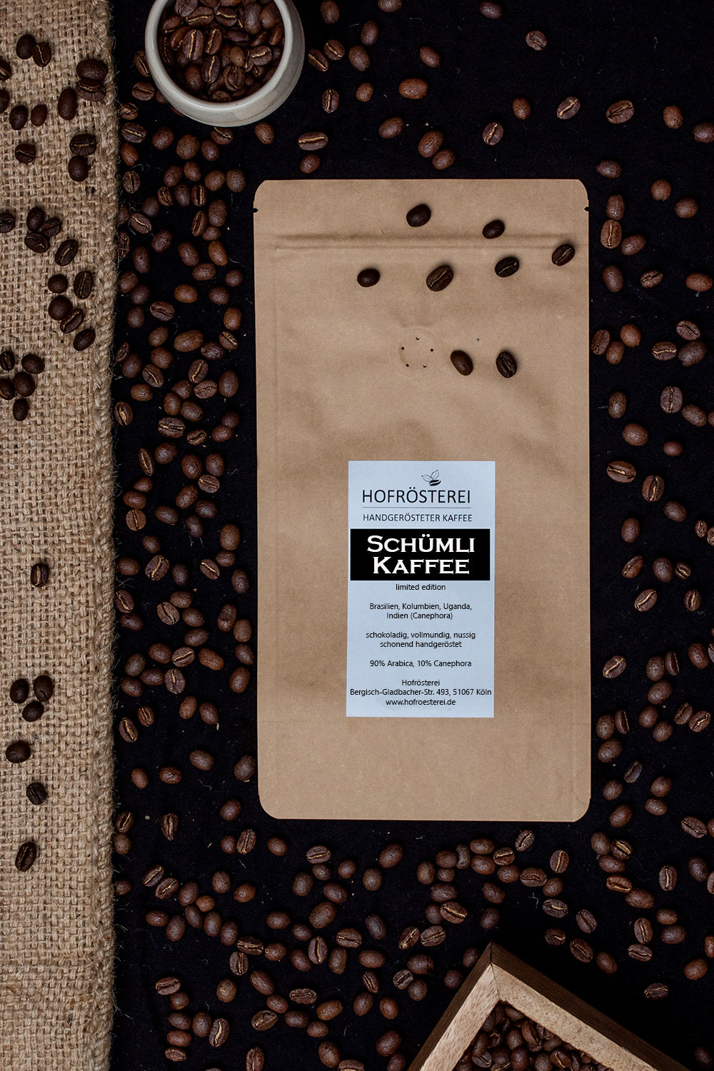 Hofrösterei Kaffeebohnen Schümli-Kaffee Limited Edition 500g, Kaffee & Espresso