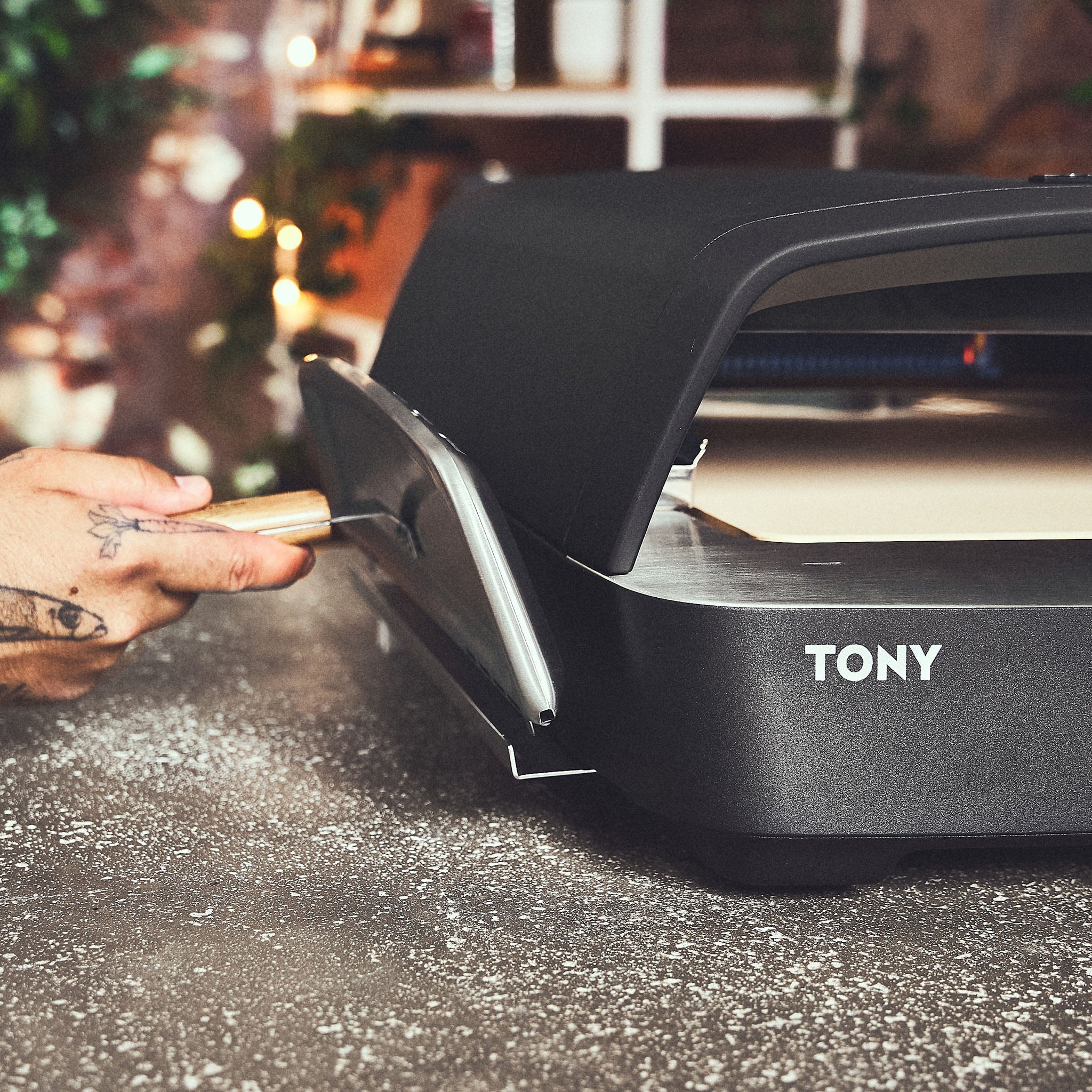 Burnhard Hitzeschild für TONY Gas-Pizzaofen, Grillzubehör, Detailansicht 5