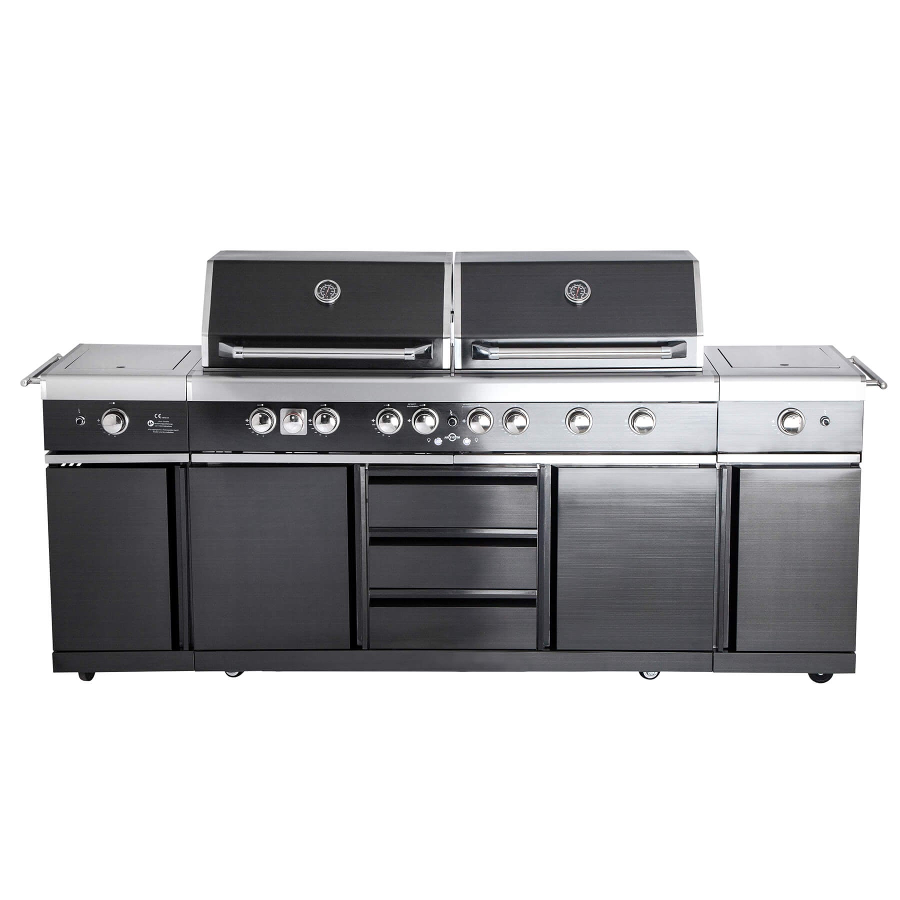 ALL'GRILL TOP-LINE EXTREM Black, Grillrost aus Edelstahl
