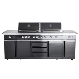 ALL'GRILL TOP-LINE EXTREM Black, Grillrost aus Edelstahl
