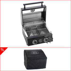 Rösle Videro Pro G2-P 50mbar inklusive Abdeckhaube, Grillbundle