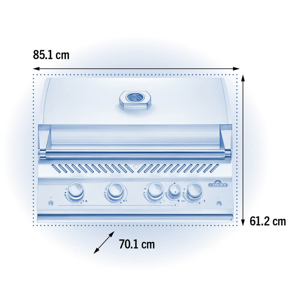 Napoleon 700er Serie 32", Built-, Grillrost aus Edelstahl, für 1 - 12 Personen, Detailansicht 5