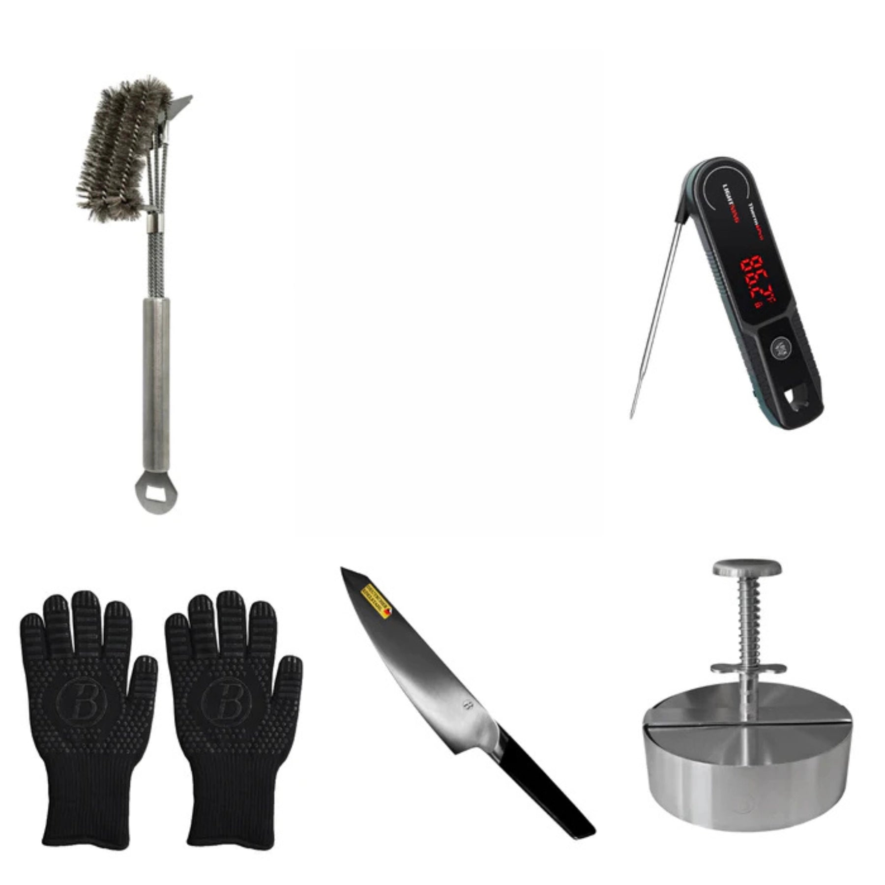 ThermoPro Babossa Grillstarter Bundle Well Done, Messer