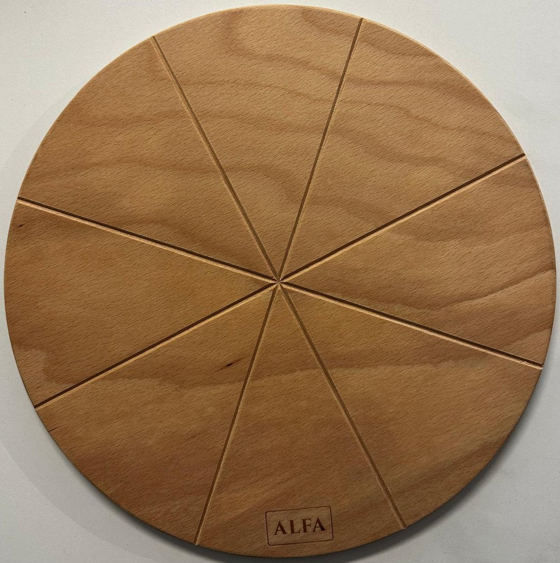 Alfa Forni Alfa Pizza Schneidebrett aus Buchenholz Ø 34cm