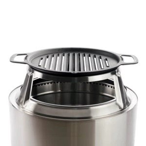 Solo Stove YUKON GRILL TOP + HUB Bundle mit Gusseisen-Grillrost mit Aufsatz
