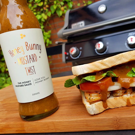 Zooze Honey Bunny Mustard Twist - Honig Senf Sauce, 260ml, Grillsauce, Detailansicht 1