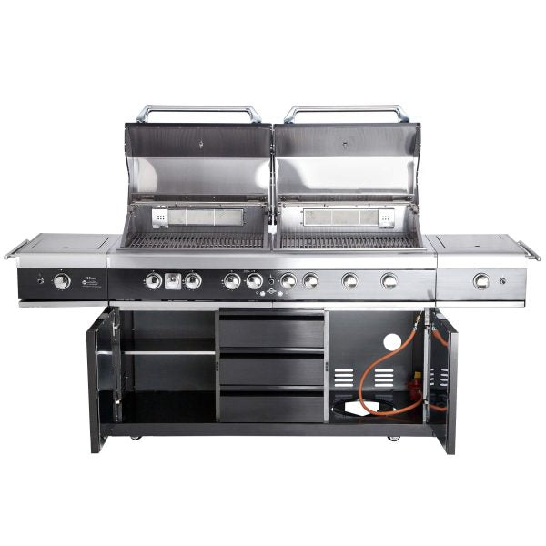 ALL'GRILL TOP-LINE EXTREM Light Black, Grillrost aus Edelstahl, Detailansicht 1