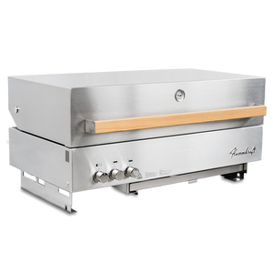 Flammkraft Block D (Gen. 5) Built-, Grillrost aus Edelstahlguss, für 1 - 15 Personen