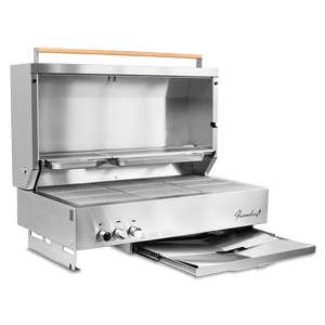 Flammkraft Block D (Gen. 5) Built-, Grillrost aus Edelstahlguss, für 1 - 15 Personen, Detailansicht 1