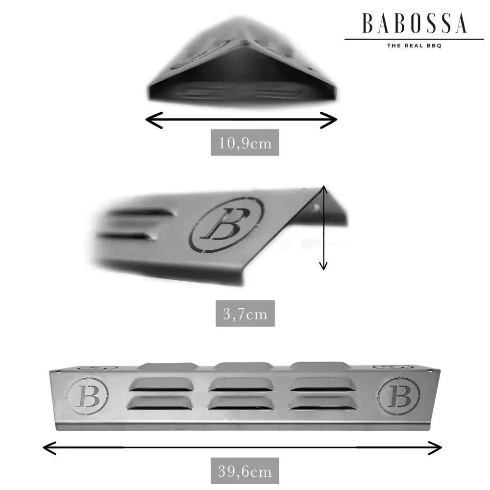 BABOSSA Flammschutzblech, Enders Seattle, Grillzubehör, Detailansicht 1
