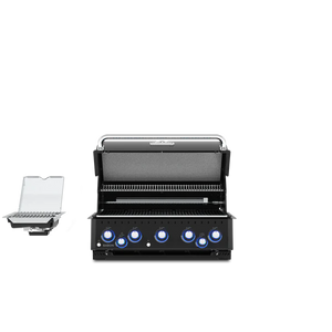 Baron™ 590 IR Shadow Built-In Einbaugrill mit geöffnetem Deckel