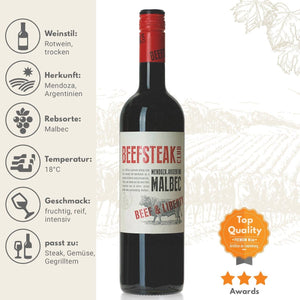 Beefsteak Club Beef & Liberty Malbec, Wein
