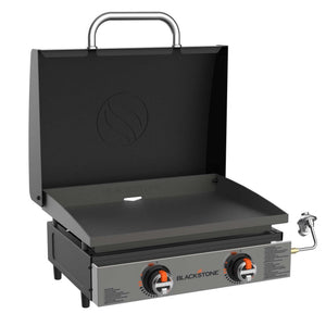 Blackstone 22″ Griddle Tischgrill mit 2 Brennern inkl. Deckel, für 1 - 5 Personen, Detailansicht 1