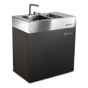 Flammkraft BLOCK L (Gen. 5) Spülmodul - &nbsp;Tiefumbra