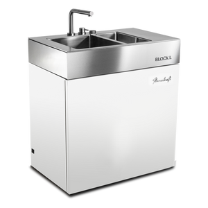 Flammkraft BLOCK L (Gen. 5) Spülmodul - &nbsp;Elfenbeinweiss