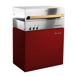 Flammkraft Block Ds Generation 5, Rubin, Grillrost aus Edelstahlguss, für 1 - 15 Personen