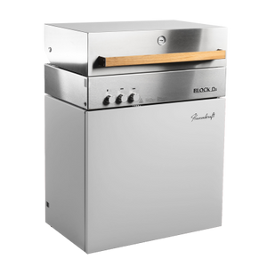 Flammkraft Block Ds Generation 5, Lichtgrau, Grillrost aus Edelstahlguss, für 1 - 15 Personen