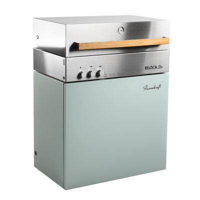 Flammkraft Block Ds Generation 5, Pool, Grillrost aus Edelstahlguss, für 1 - 15 Personen