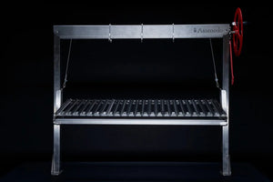 Asamodo Brasa-Gestell zum Einbauen, Grillrost aus Edelstahl, für 1 - 12 Personen