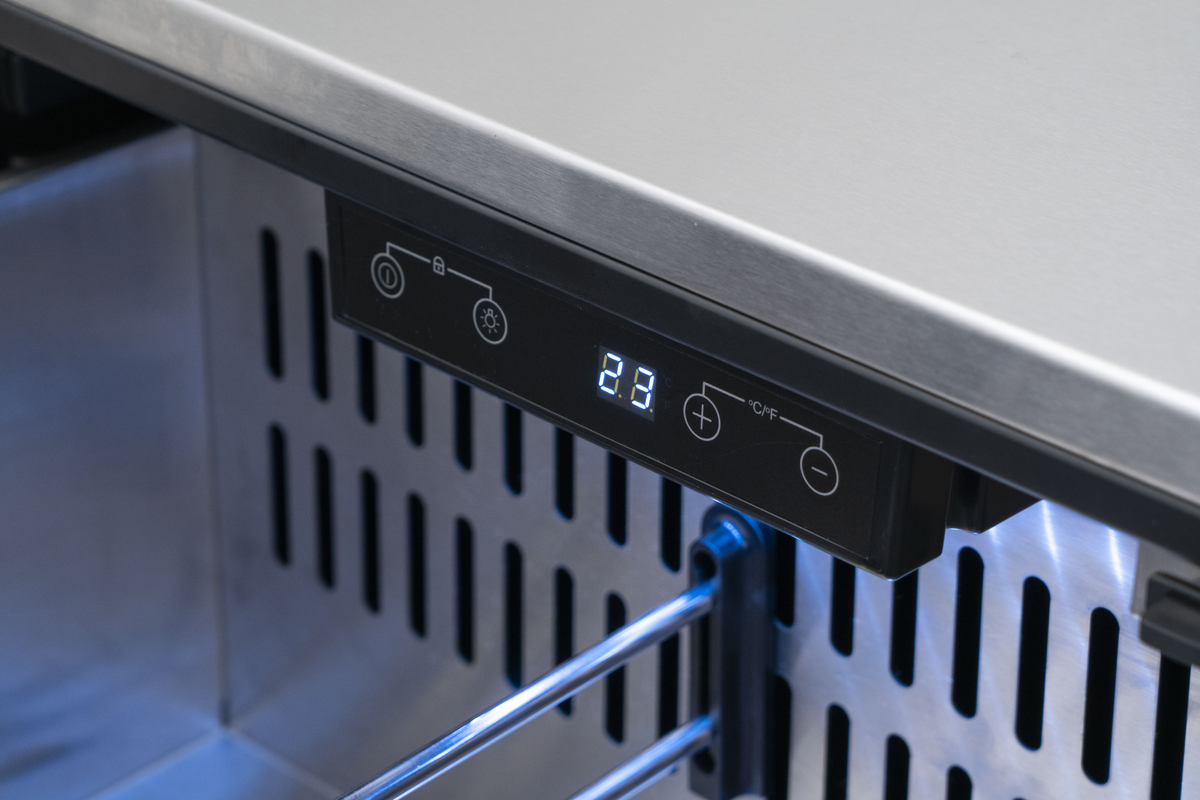 Bull Schubladen-Kühlschrank, Außenküche, Detailansicht 7