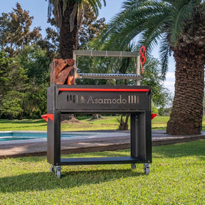 Asamodo - Der Brasa - Argentinischer Holzkohlengrill, Grillrost aus Edelstahl, für 1 - 15 Personen, Detailansicht 1