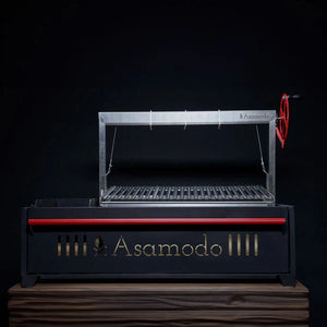 Asamodo Brasa-Modul - Holzkohlegrill für die Outdoorküche, Grillrost aus Edelstahl, für 1 - 12 Personen