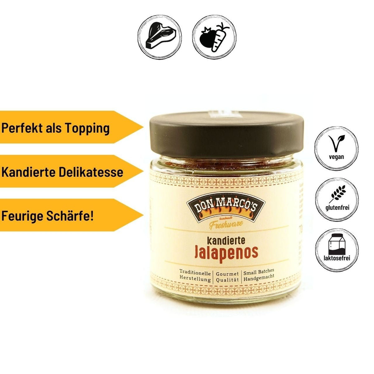 Don Marco's Don Marco´s kandierte Jalapenos, 70g, Gewürz, Detailansicht 3