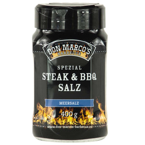 Don Marco's Spezial Steak & BBQ Salz "Meersalz", 400g Dose