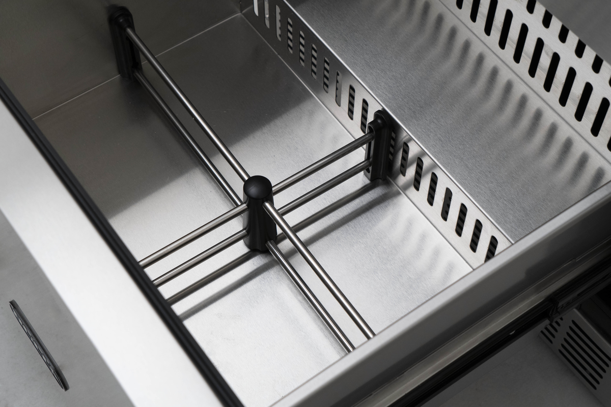 Bull Schubladen-Kühlschrank, Außenküche, Detailansicht 5
