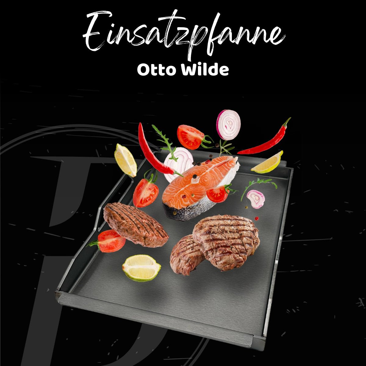 BABOSSA Einsatzpfanne| Otto Wilde| 440x350x90 mm, Grillzubehör