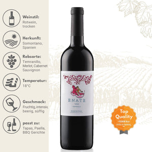 Enate "Tapas Tempranillo DO" Rotwein, Wein