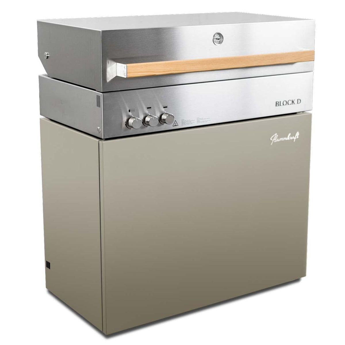 Flammkraft Block D Generation 5, Taupe, Detailansicht 1