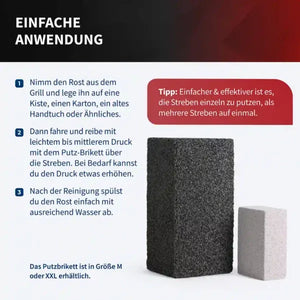 McBrikett Fusl Putz-Brikett Reinigungsstein, XXL, Detailansicht 1