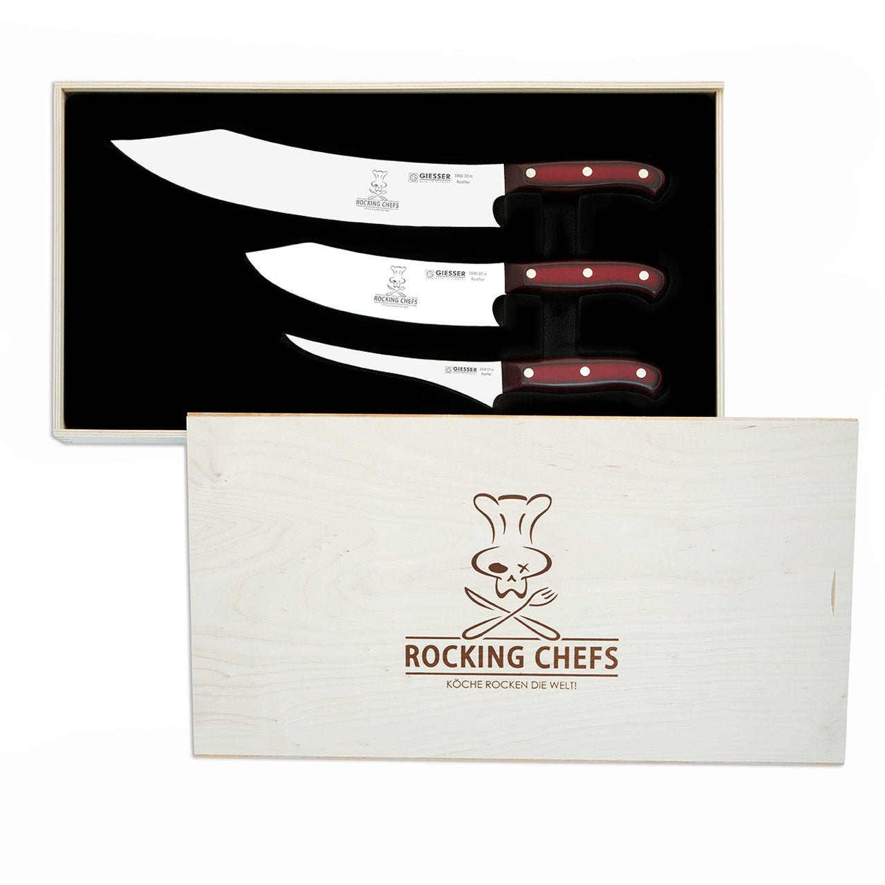 Giesser PremiumCut - 3er-Set Rocking Chef
