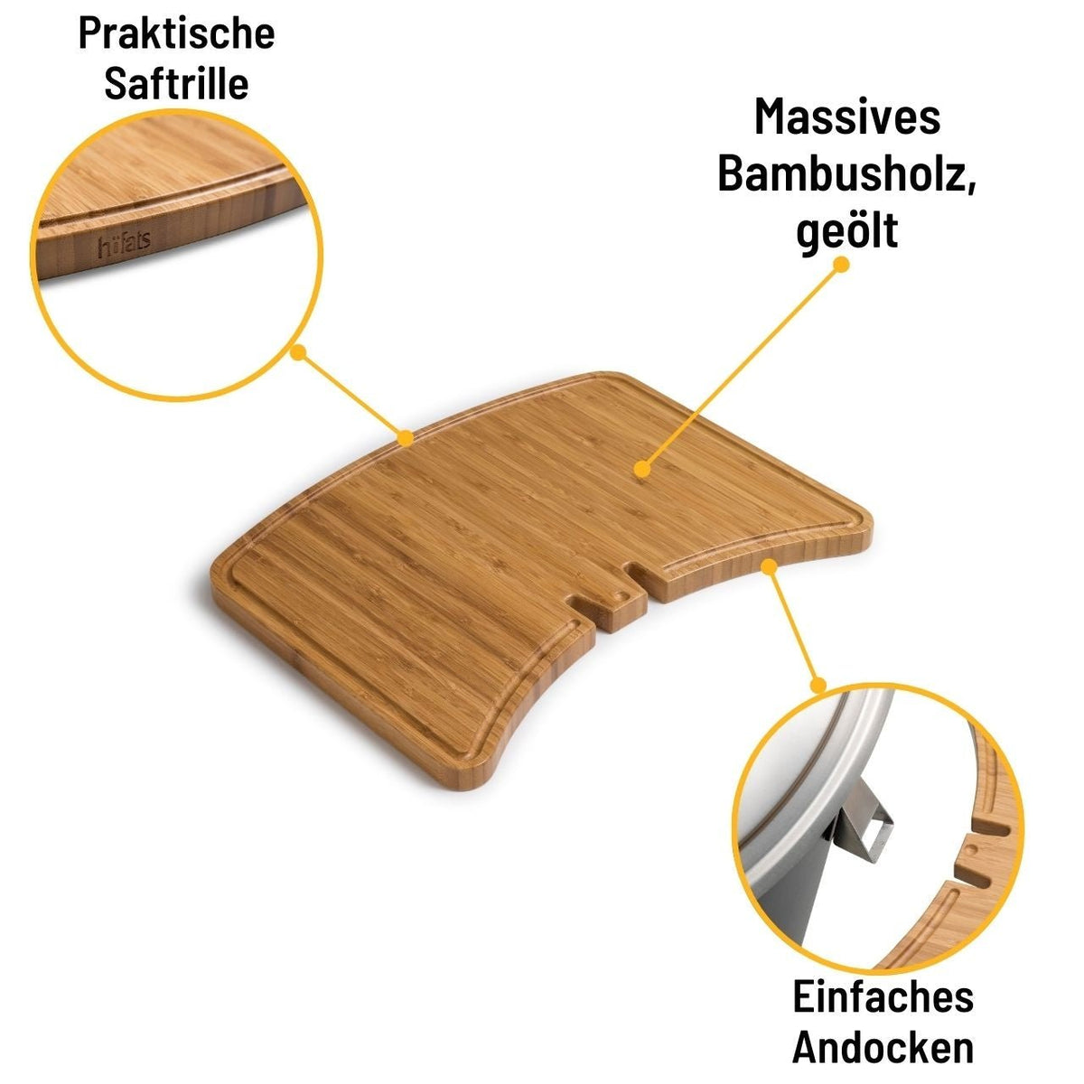 Höfats Ablagebrett, CONE, Grillzubehör, Detailansicht 1