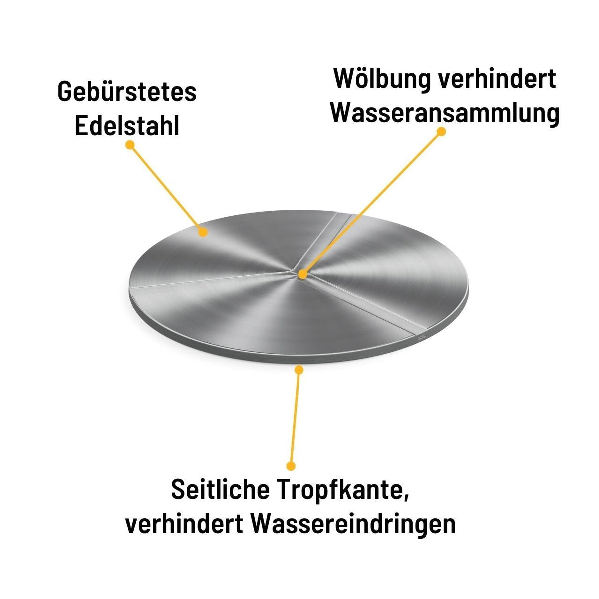 Höfats Deckel, BOWL 70, Grillzubehör, Detailansicht 1