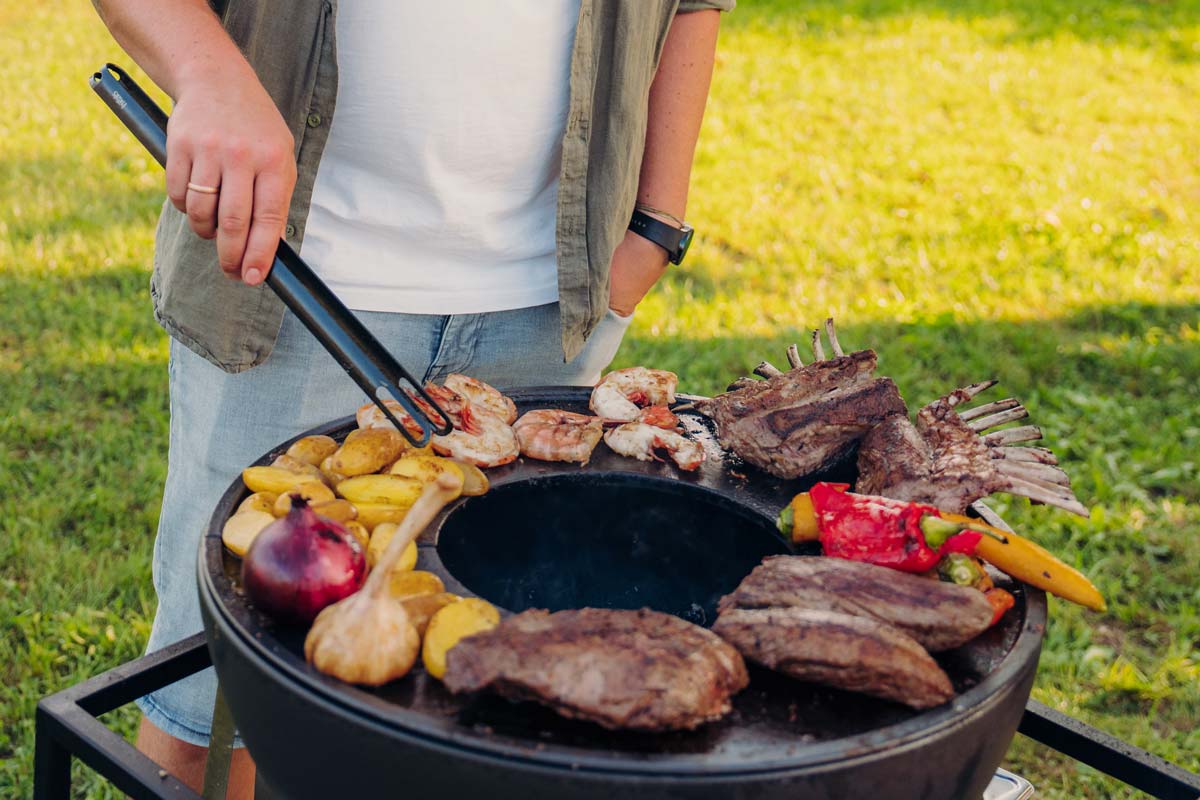 Höfats Grillzange schwarz, Detailansicht 2
