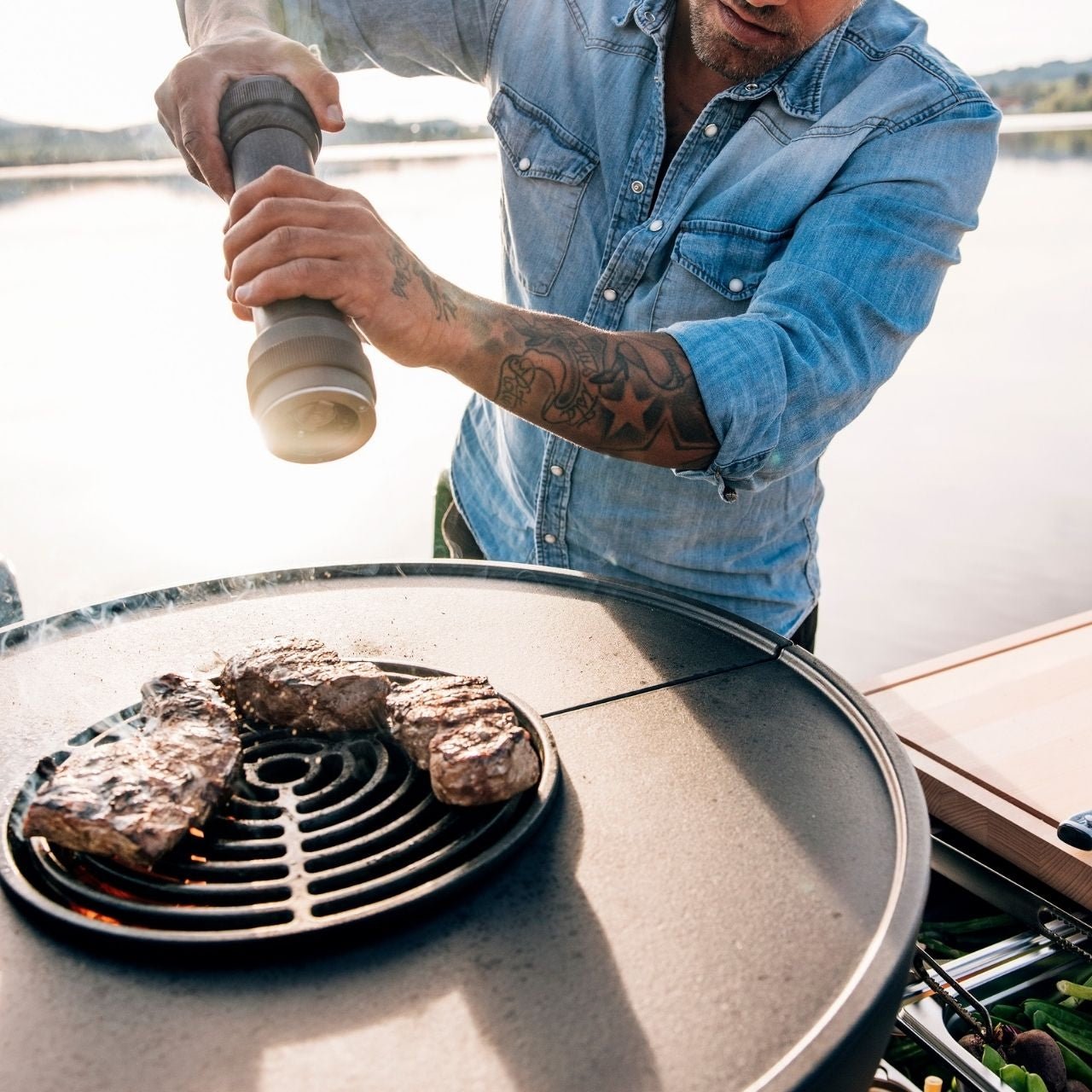 Höfats Gussrost, BOWL 70, Grillzubehör, Detailansicht 5